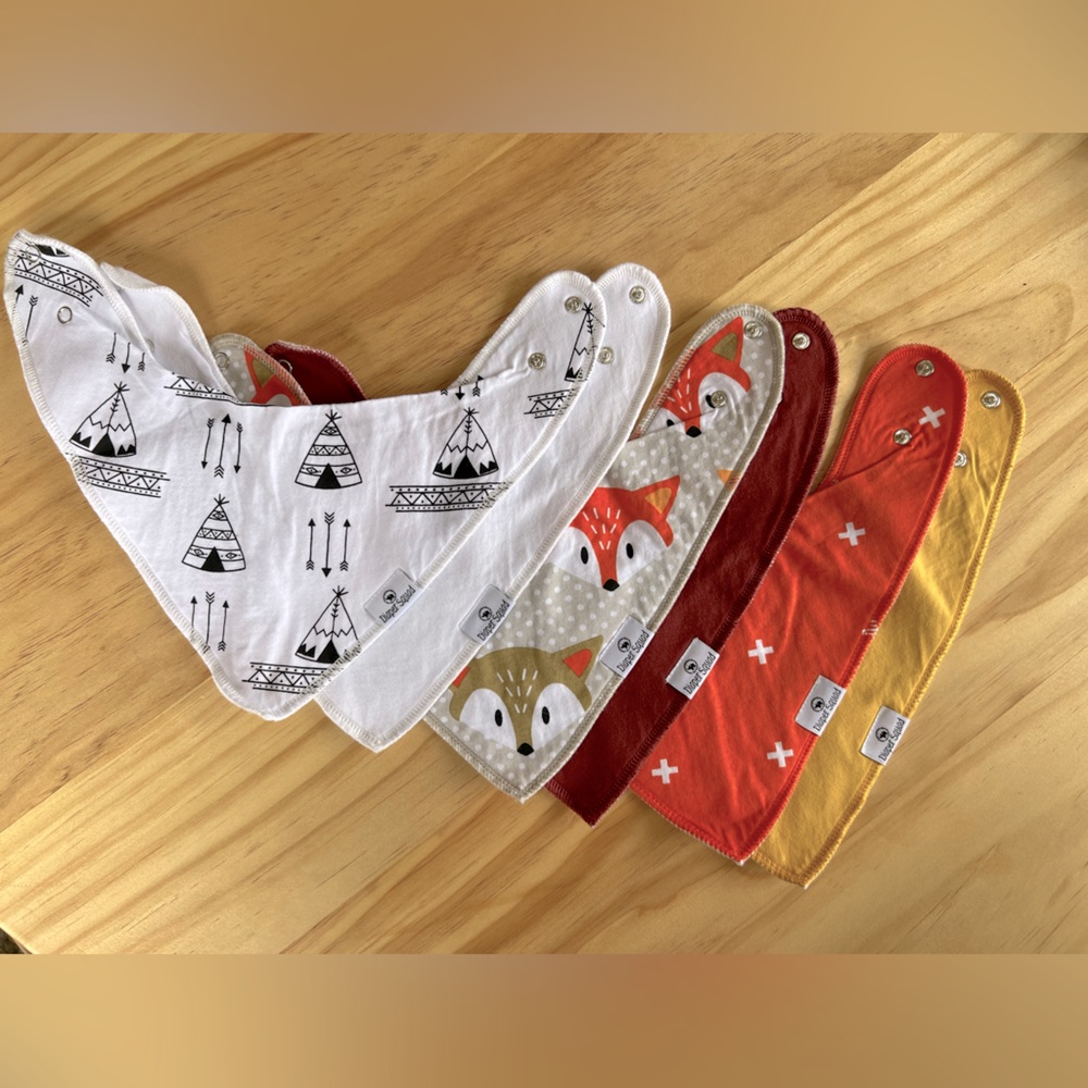 Diaper Squad bandana bibs- baby OS- pack of 6